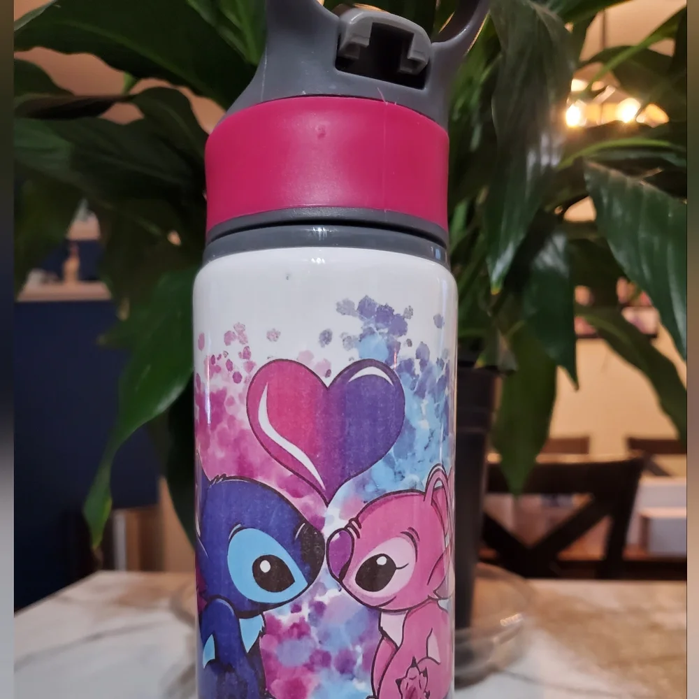 Stitch & Angel 20 oz Sport Water Bottle 🎉sale
